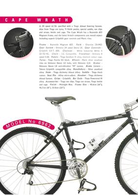 Claud Butler 1996 Catalog