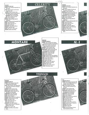 Gary Fisher 1990 Spec Manual