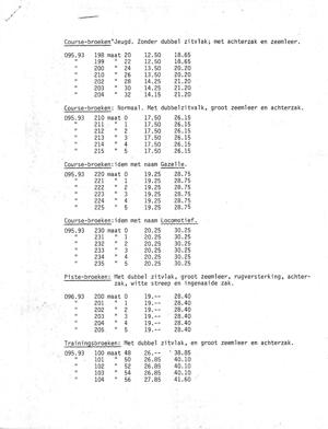 Gazelle ChampionMondial 1970 ClothingPriceList
