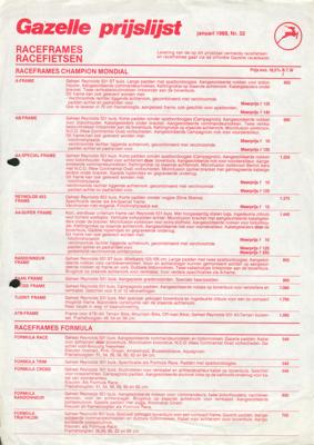 Gazelle ChampionMondialClub Newsletter No32 1989 01