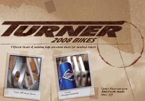 Turner Bicycles 2008 Catalog