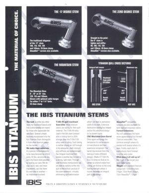 Ibis 1992 Catalog