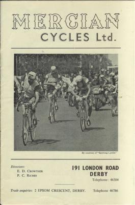 Mercian 1963 Brochure