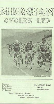 Mercian 1966 Brochure