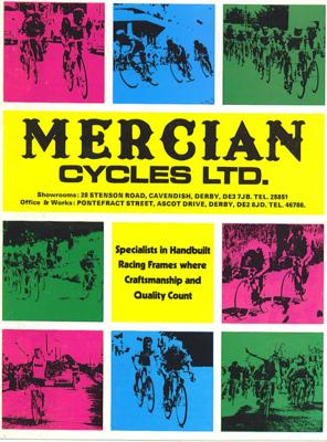 Mercian 1970 Brochure