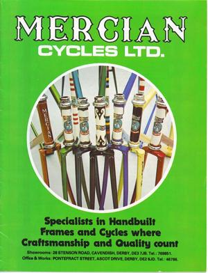 Mercian 1981 Brochure