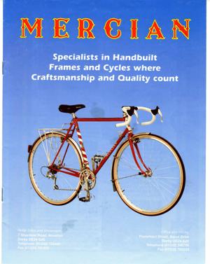 Mercian c.1997 Brochure