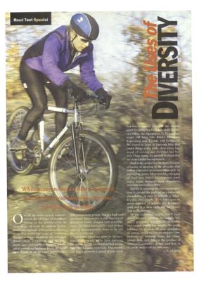 Bontrager 1992 Magazine Feature