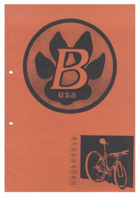 Bontrager/Gekko 1994 Prospekt (German)