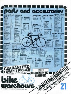 Bike Warehouse Catalog 21 (1981)
