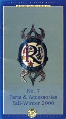 Rivendell 2000 Catalog No. 7 (Fall/Winter)