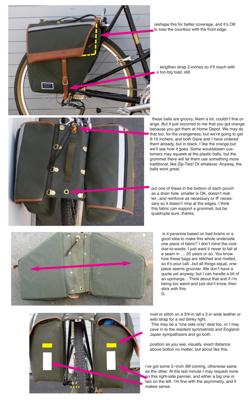 Rivendell Technical Note: Pannier Notes