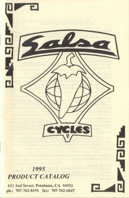 Salsa 1995 Product Catalog