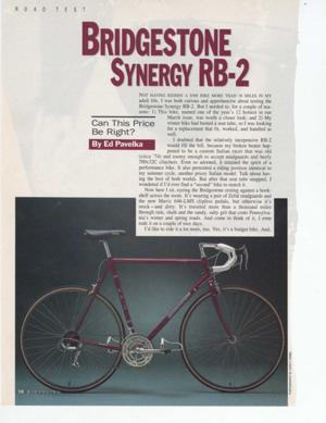 Bridgestone RB-2 Synergy 1990