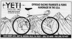 Yeti Ultimate Ad (July 1990)