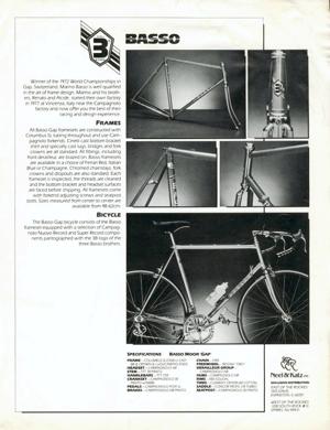 Basso Moor Gap US Distributor Spec Sheet