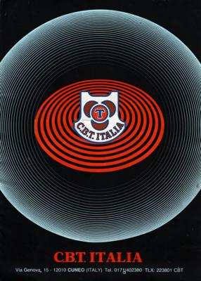 C.B.T. Italia 1988 Frame Catalog