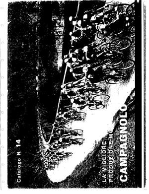 Campagnolo 1958 Catalogue No.14