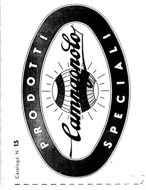 Campagnolo 1967 Catalogue No.15 (Prodotti Speciali)