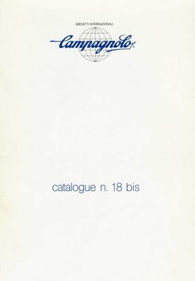 Campagnolo - catalogue n. 18 bis (04/1985 version)