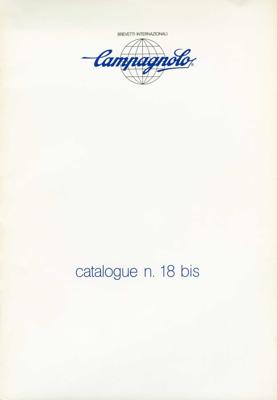 Campagnolo - catalogue n. 18 bis (12/1985 version)