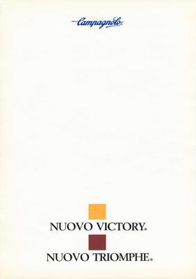 Campagnolo - Nuovo Victory, Nuovo Triomphe (02/1987 version)