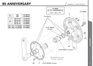 Campagnolo - 80th Anniversary Spare Parts Catalogue