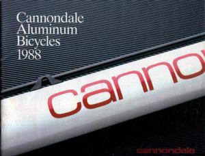Cannondale 1988 Catalog