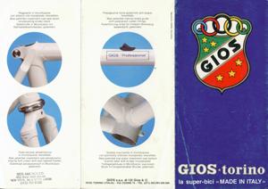 Gios Professional Model Tech Sheet