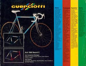 Guerciotti 1987 Ten Speed Drive Catalog