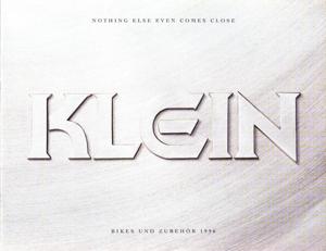 Klein 1996 Catalog (German edition)