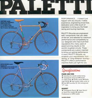Paletti Lightnite/Super Record Model Book